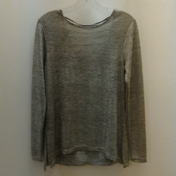 Cruel Girl Silver Metallic Top - Picture 1 of 3